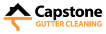 Capstone Gutter Cleaning logo with roof design