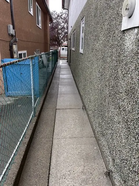 Walkway After After walkway pressure wash